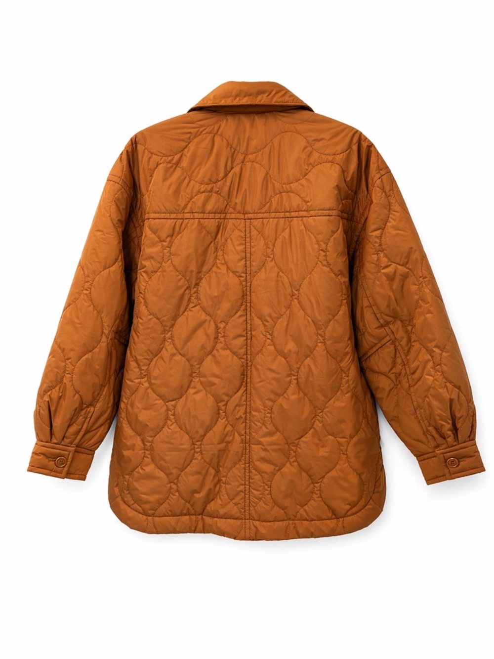 Madewell Quilted Button-Front Jacket.  NWOT size L - Picture 2 of 9
